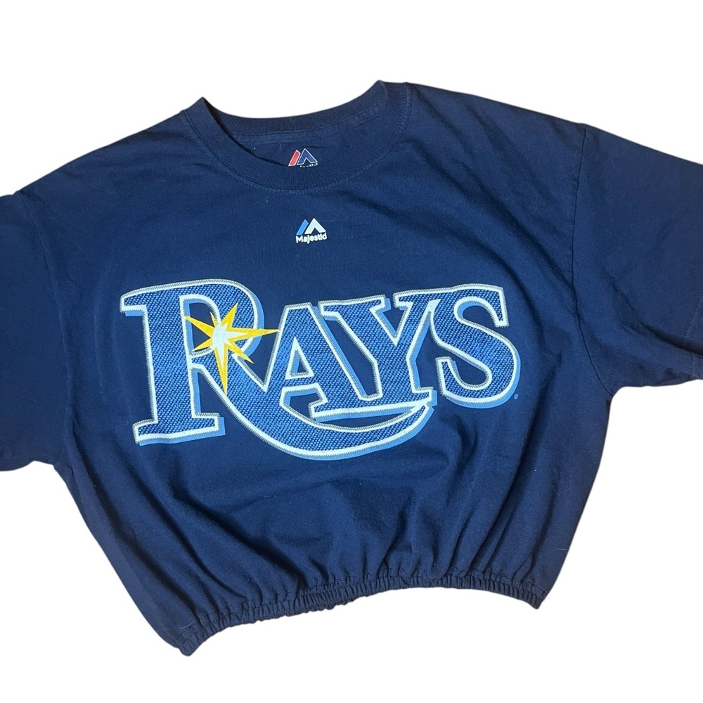 Tampa Bay Rays Reworked Crop Top - Picture 3 of 4